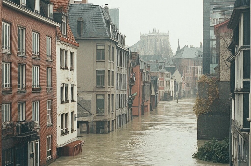Intensification des pluies extrêmes en Belgique d’ici 2100 : risques, enjeux et solutions