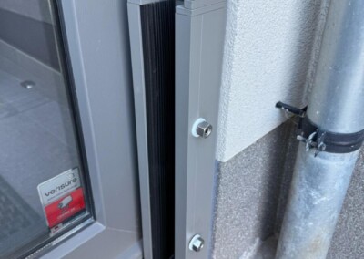 Barriere anti inondation Vertu protect installée en Belgique